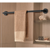 Speakman Vector 24in. Back-to-Back Towel Bar for Glass Shower Door MB SH-2702-MB